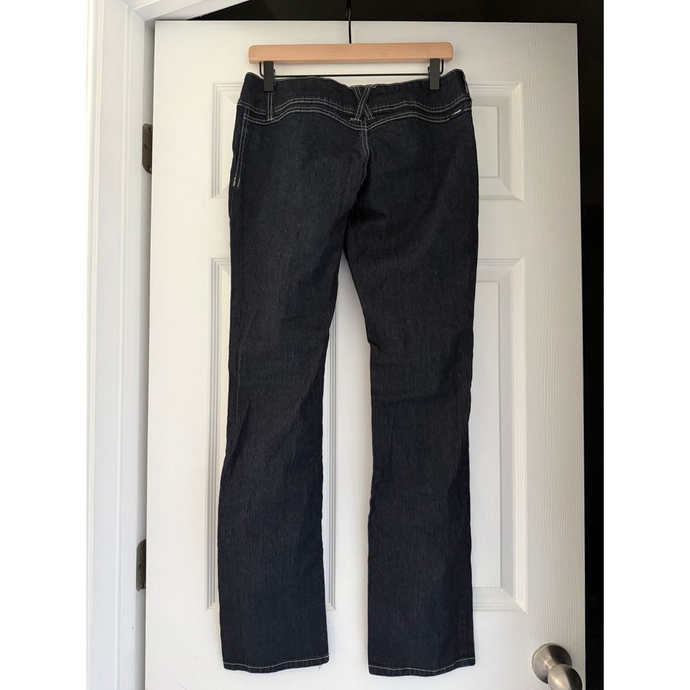 Y2K Angels Bootcut Low Rise Dark Denim Jeans Bratz‎ core Indie Sleaze Retro